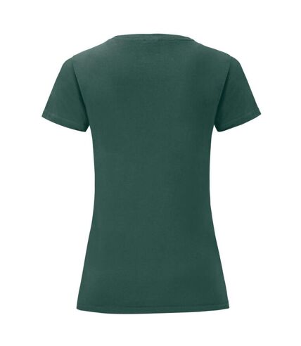 Womens/ladies iconic 150 t-shirt forest green Fruit of the Loom