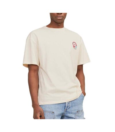 T-Shirt Beige Homme Jack & Jones Toast - L