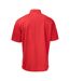 Mens Pique Polo Shirt Red Projob-2