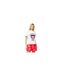 T-shirt Manches Courtes Femme Blanc Slam-1