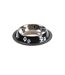 Gamelle Antidérapante Chien & Chat Pattes 15cm Noir-1