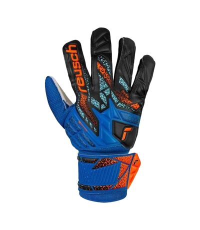 Gants De Gardien De But Attrakt Solid Adulte Noir Bleu Reusch