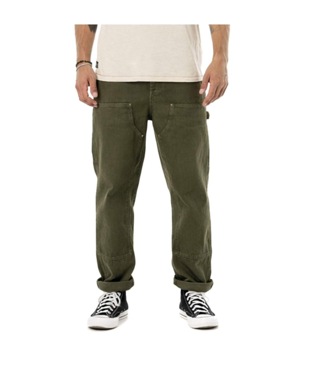 Pantalon homme en coton canvas Work Vondutch-1