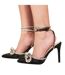 Talons hauts fanen femme noir Where´s That From-1