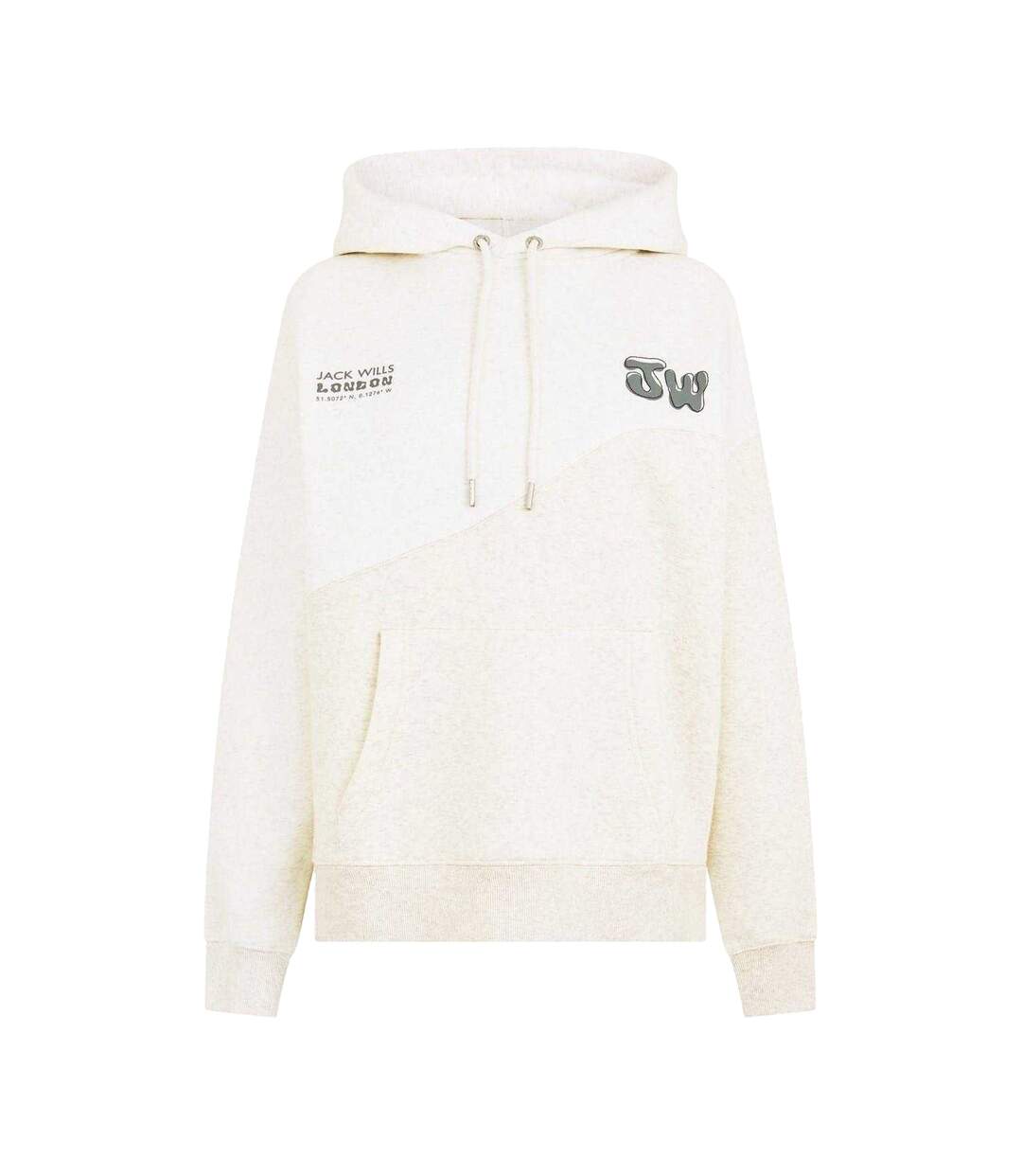 Sweat À Capuche Avec Cordons Splice Femme Beige Jack Wills-2