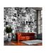 Papier Peint Banksy Grey Collage 50x1000cm-1