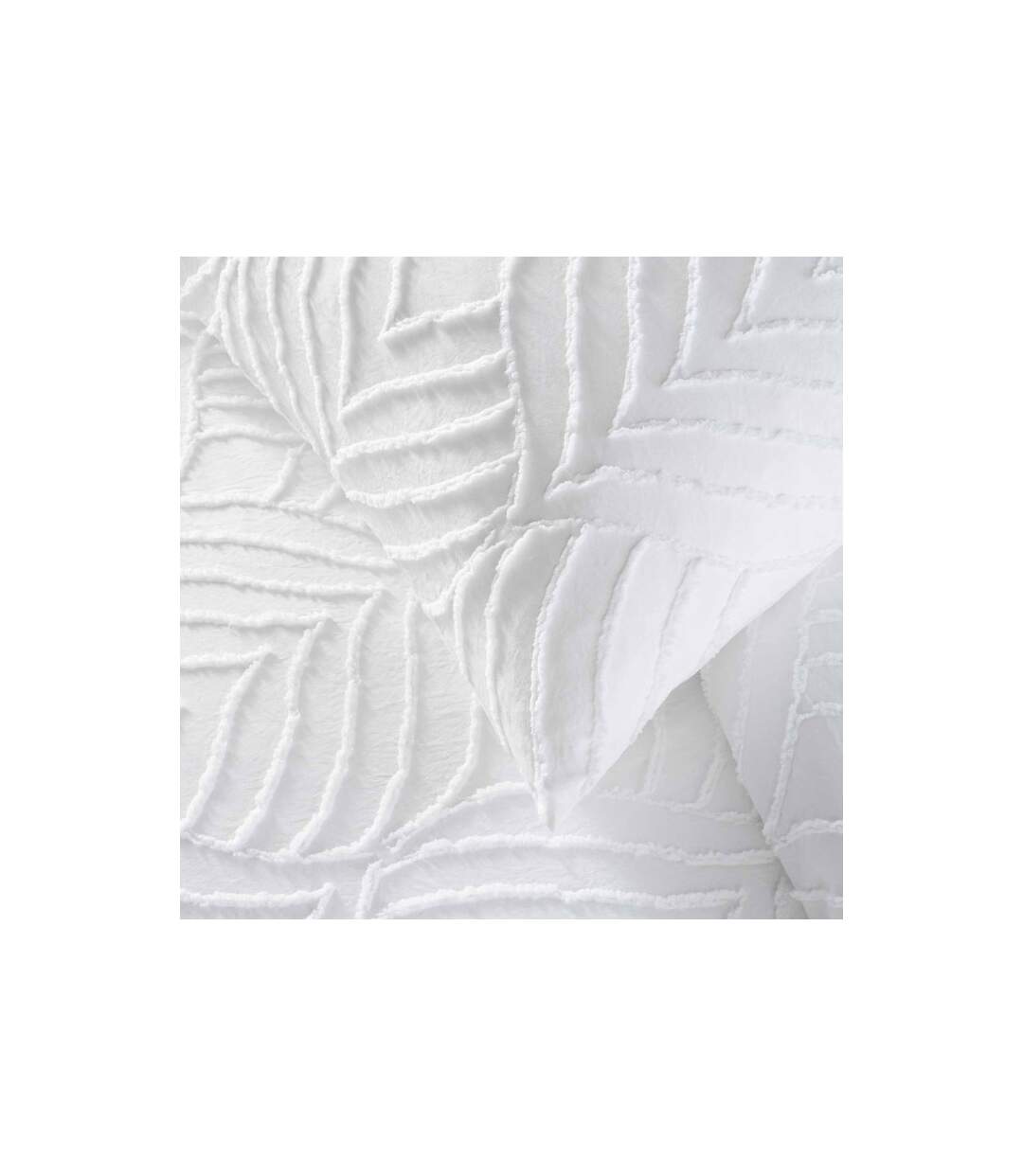 Parure de Lit 3 Pièces Heltie 260x240cm Blanc-3
