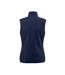 Womens/ladies Sideflip Body Warmer Navy Printer RED-2