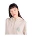 Womens/ladies Mountain Collage Relaxed Fit Hoodie Beige Mountain Warehouse-4