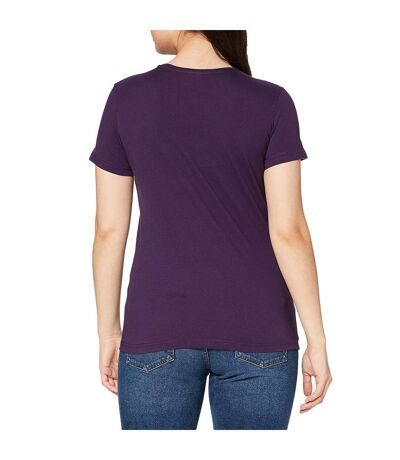 T-shirt Col V Homme Violet Foncé Stedman