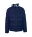 Doudoune Matelassée Motif/style Vif Homme Bleu Marine Foncé Plein Sport-1