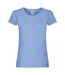 Fruit of the Loom - T-shirt - Femme (Bleu ciel) - UTBC5439
