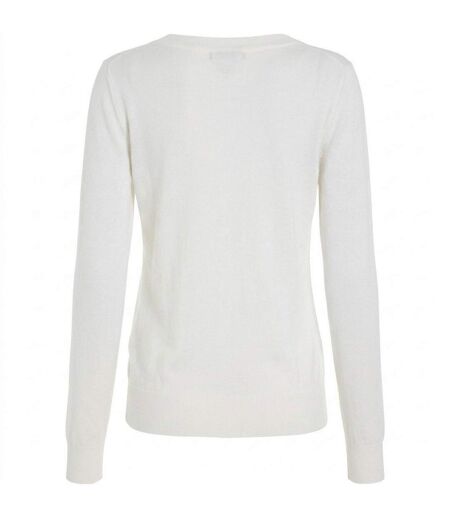 Sweat Femme Écru Tommy Hilfiger