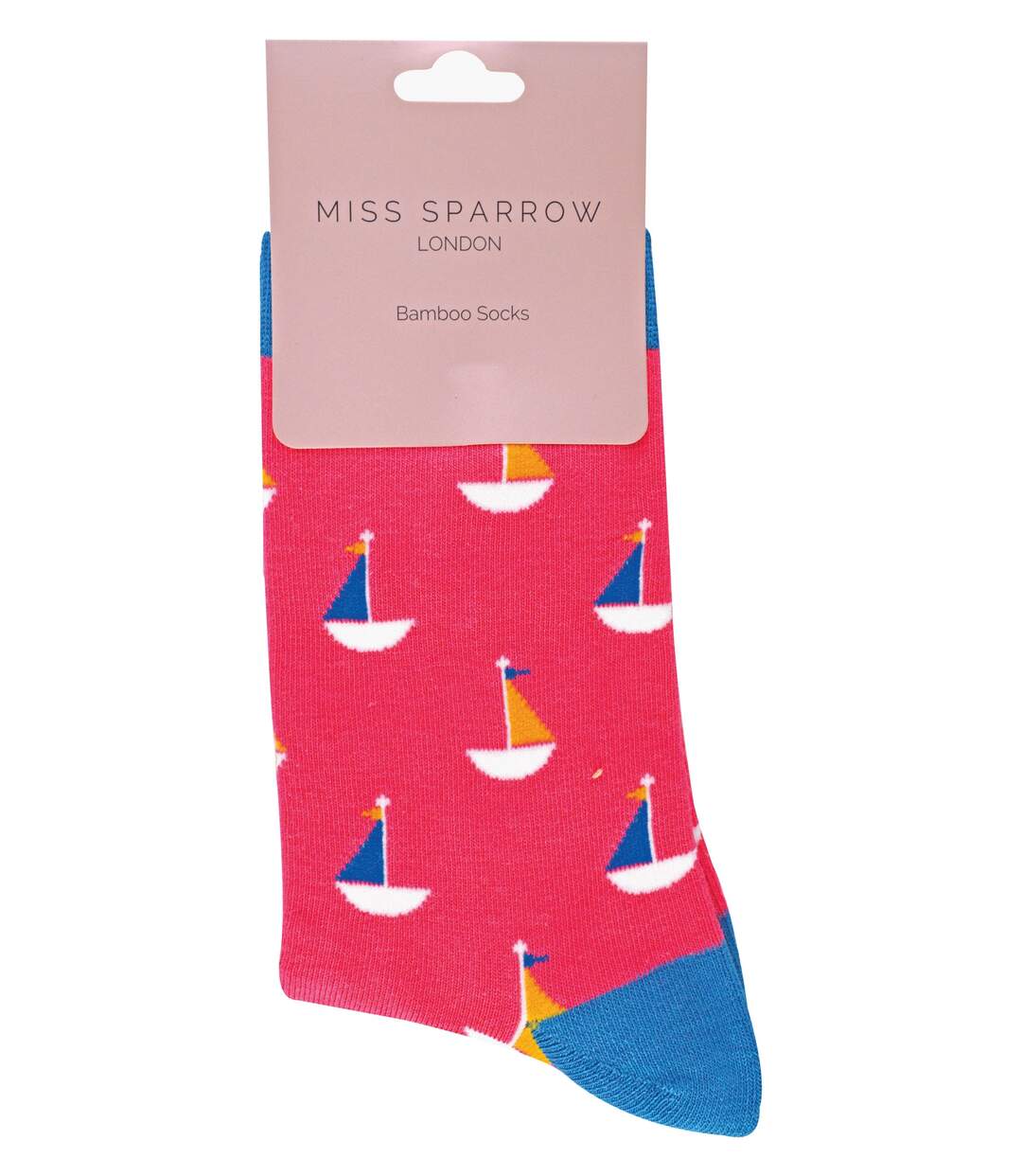 Miss Sparrow - Chaussettes Bambou Femmes Pois Rayées Fantaisie | Doux Respirant