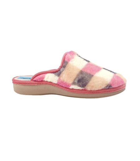 Chaussons mules yasmina femme rose Lunar