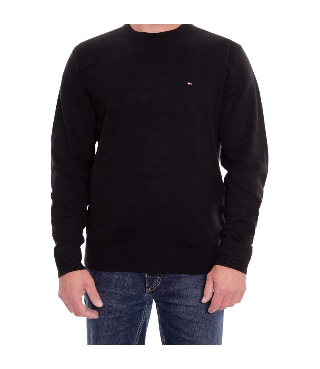 Sweat Motif/style Uni Homme Noir Tommy Hilfiger-3