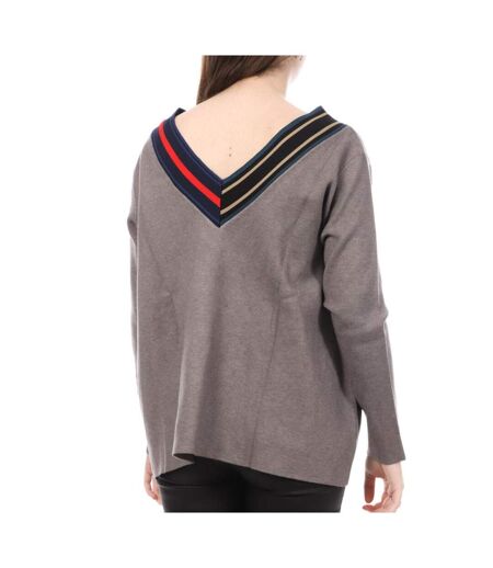 Pull Gris Femme Teddy Smith Sandy - S