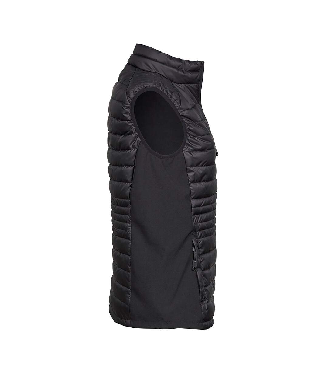 Womens/ladies Crossover Gilet Black Tee Jays-4