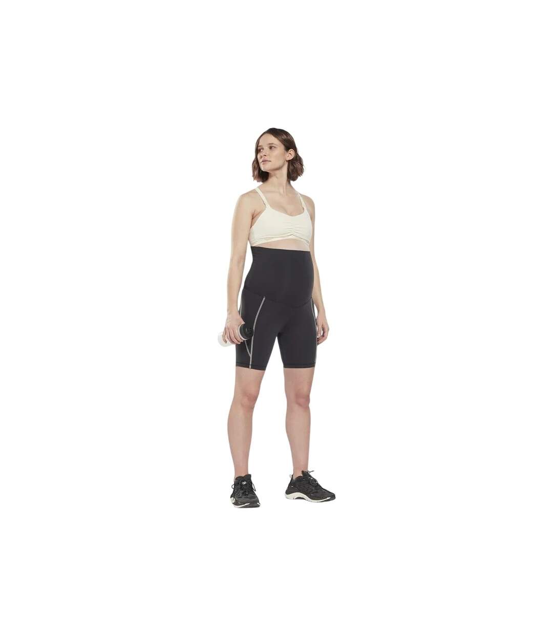 Short De Motard Grossesse Lux Femme Noir Reebok-1