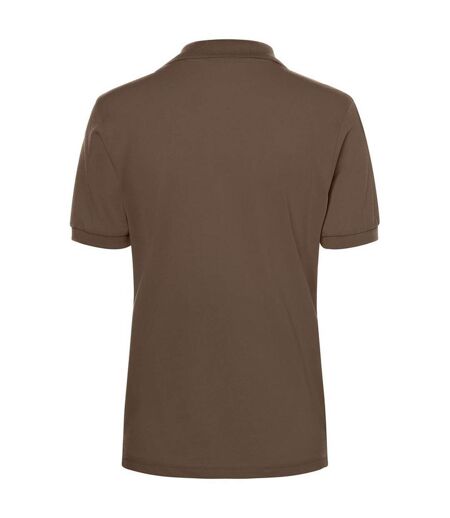 Polo Classic Femme Marron James And Nicholson