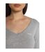 T-shirt Manches Longues Femme Gris Pepe Jeans-3