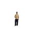 Mens T90 Energy V Neck Short-sleeved Jersey Gold Nike-1