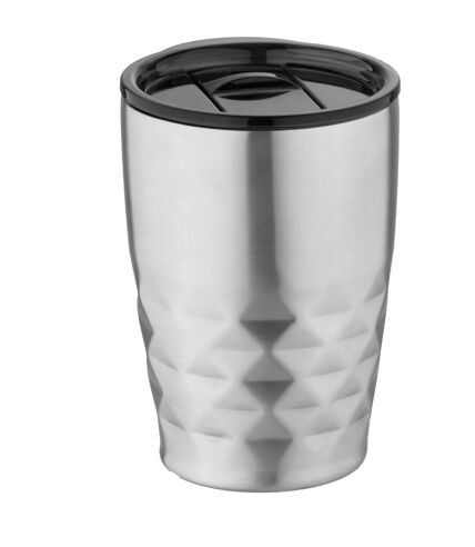 Avenue Geo Insulated Tumbler (Pack of 2) (Silver) (4.7 x 3.3 inches) - UTPF2477