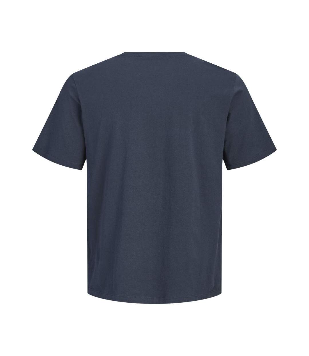 T-Shirt marine homme jack & jones brandy-2