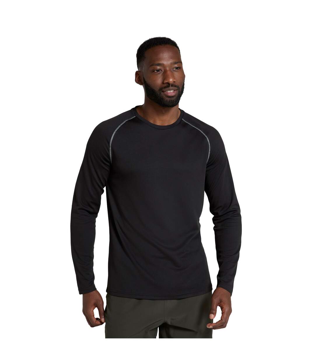 T-shirt endurance homme noir vif Mountain Warehouse Mountain Warehouse