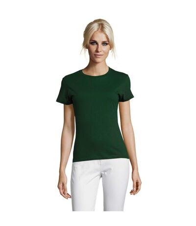 T-shirt Regent Femme Vert Bouteille SOLS