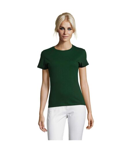 T-shirt Regent Femme Vert Bouteille SOLS