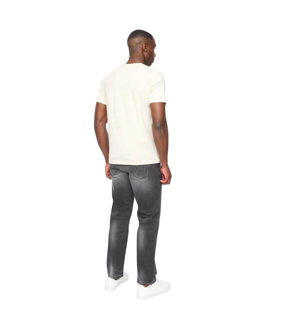 T-shirt chamchee homme blanc cassé Duck and Cover-4