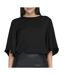 T-Shirt noir femme jdy urba-1