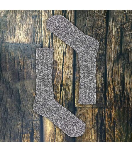 3 Pack Mens Warm Ribbed Knitted Wool Work Boot Socks