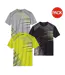 Pack Of 3  Mens Printed Active T-shirt  Grey Black Green Atlas For Men-1