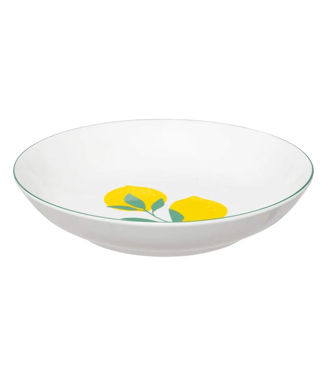 Lot de 6 Assiettes Creuses Citrons 20cm Multicolore-2