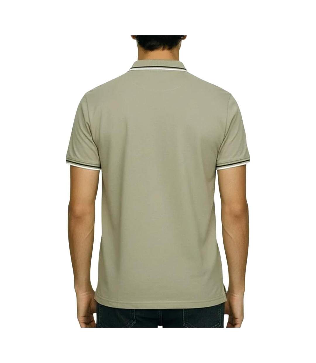 Polo vert homme lee cooper glc2044-2