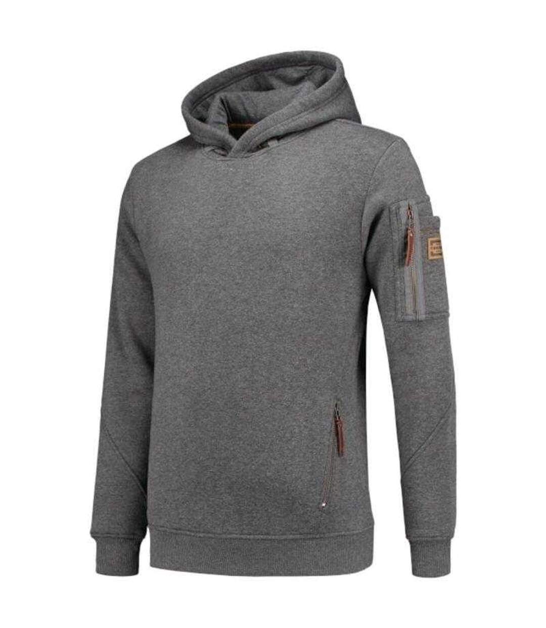 Sweat À Capuche Premium Homme Gris Tricorp-3