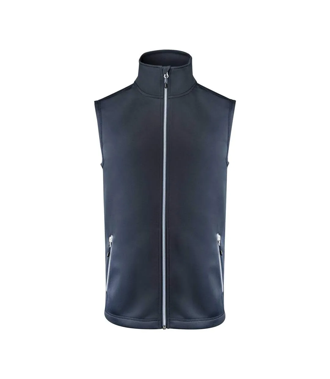 Mens Powerslide Gilet Navy Printer-1
