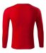 T-shirt Manches Longues Progress Homme Rouge Malfini-2