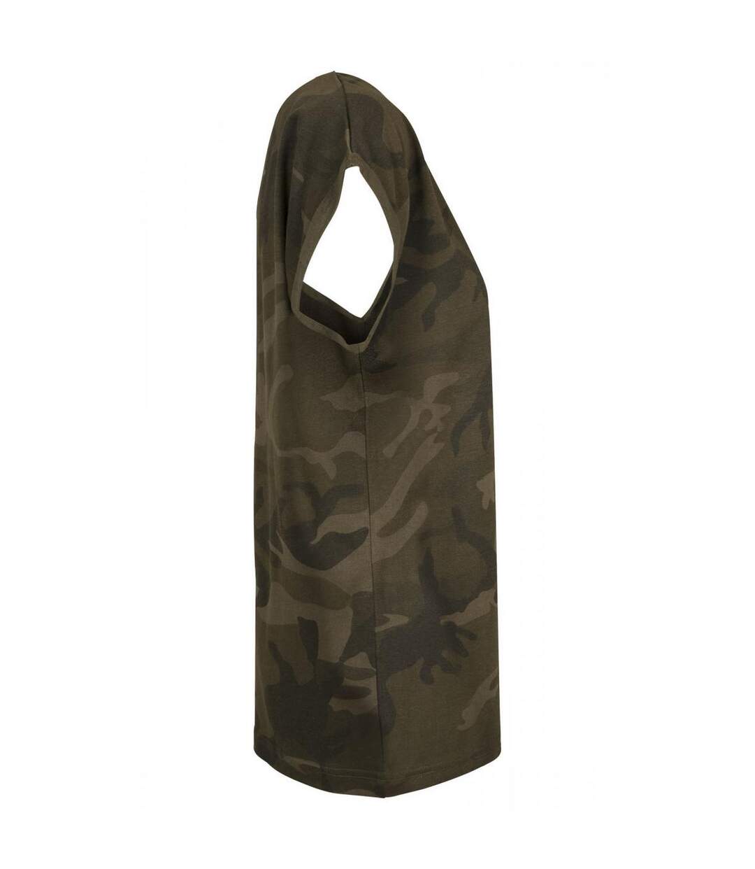 T-shirt Femme Vert Camouflage Build Your Brand-3