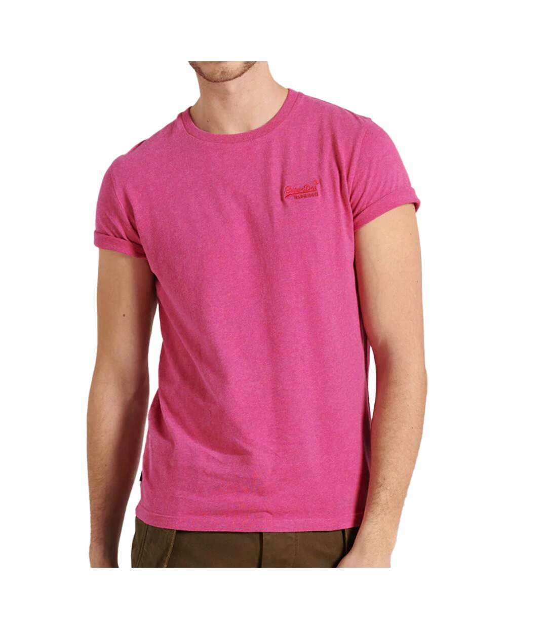 T-shirt Rose Homme Superdry OL Vintage