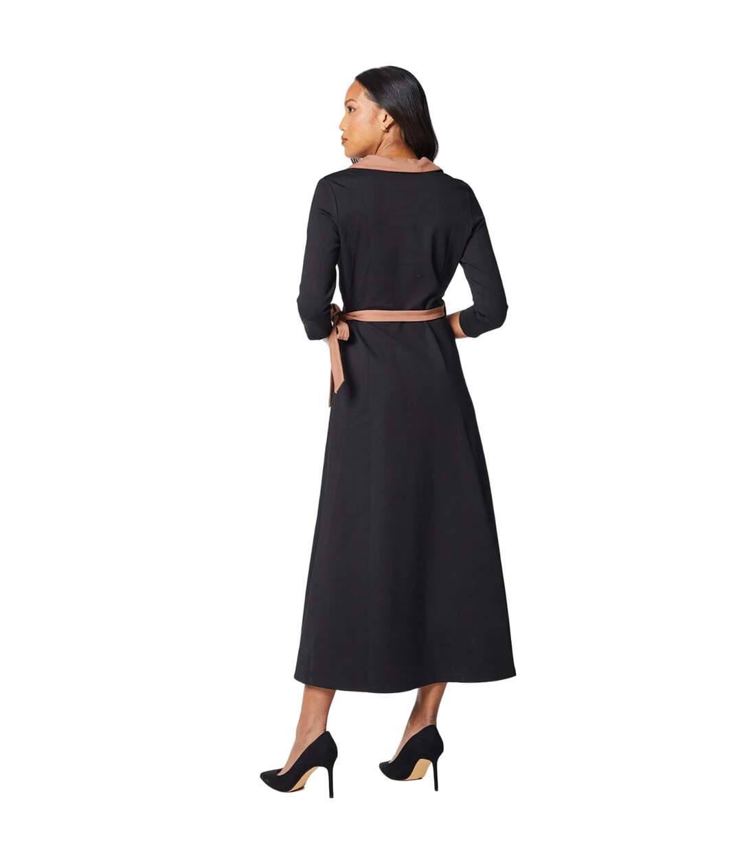 Robe portefeuille femme noir Principles