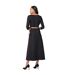 Robe portefeuille femme noir Principles