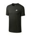 Mens Club T-shirt Sequoia Green White Nike-1