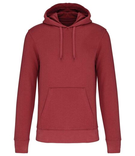 Sweat à capuche écoresponsable - Homme - K4027 - rouge brique terracotta