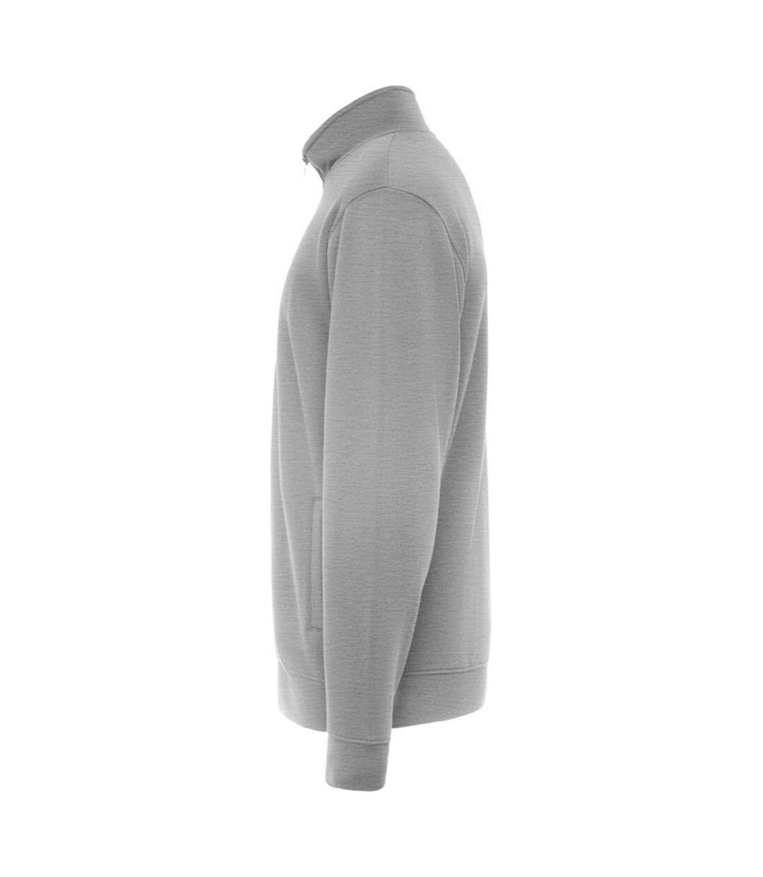 Unisex Adult Ulan Full Zip Sweatshirt Grey Marl Roly-3