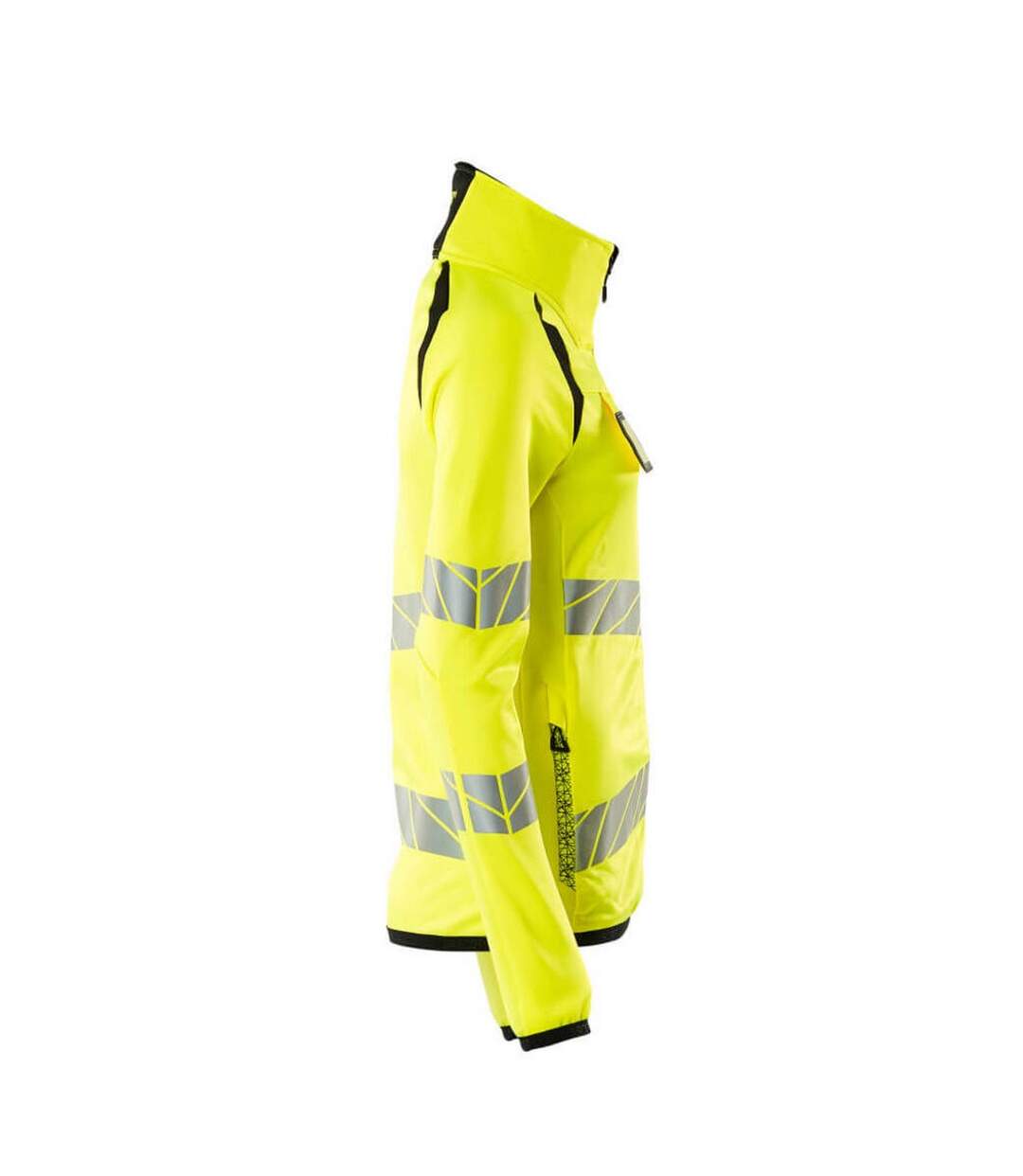 Veste Polaire Accelerate Safe Femme Jaune Fluo Noir Mascot-3