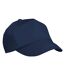 Casquette unie 100% coton enfant unisexe bleu marine Result-2