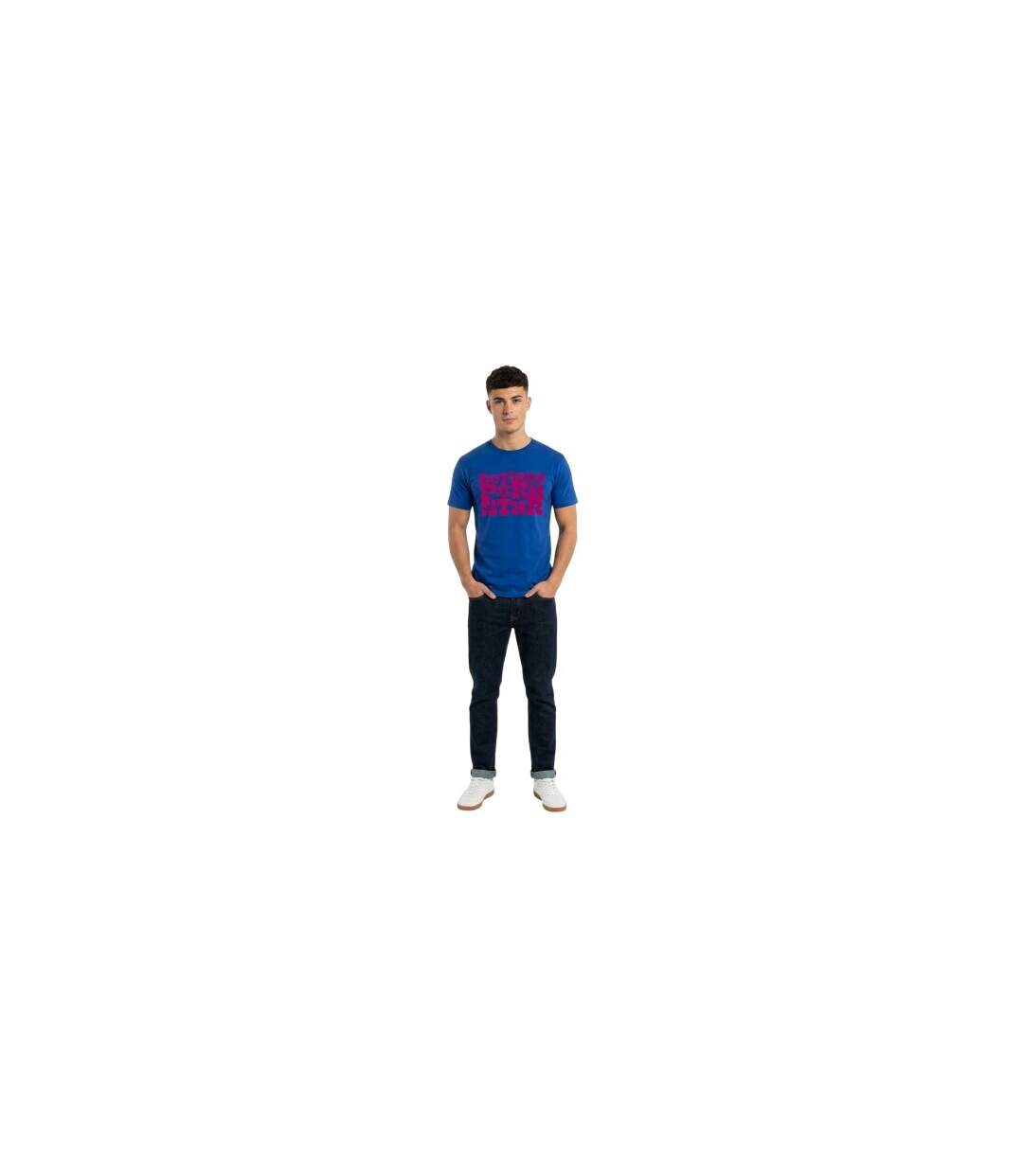 T-shirt Motif/style Imprimé Retired Homme Bleu AWD-1